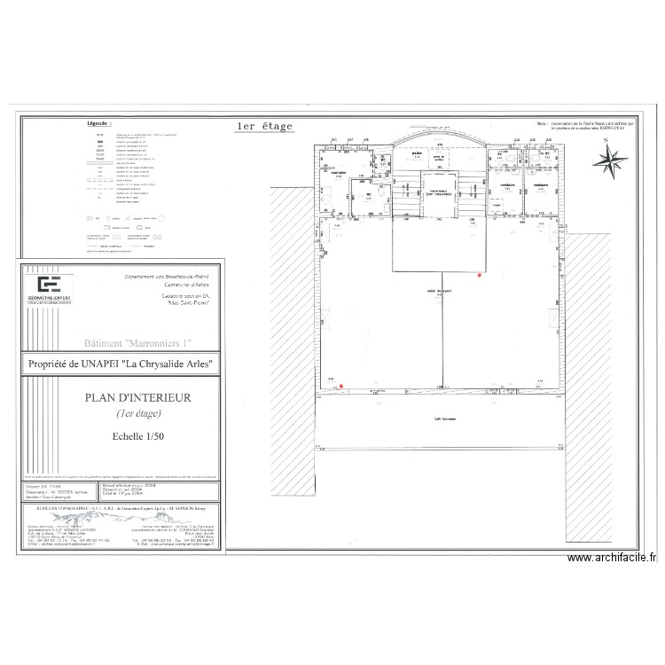 MARRONNIERS 1 Wifi 1° Etage. Plan de 0 pièce et 0 m2