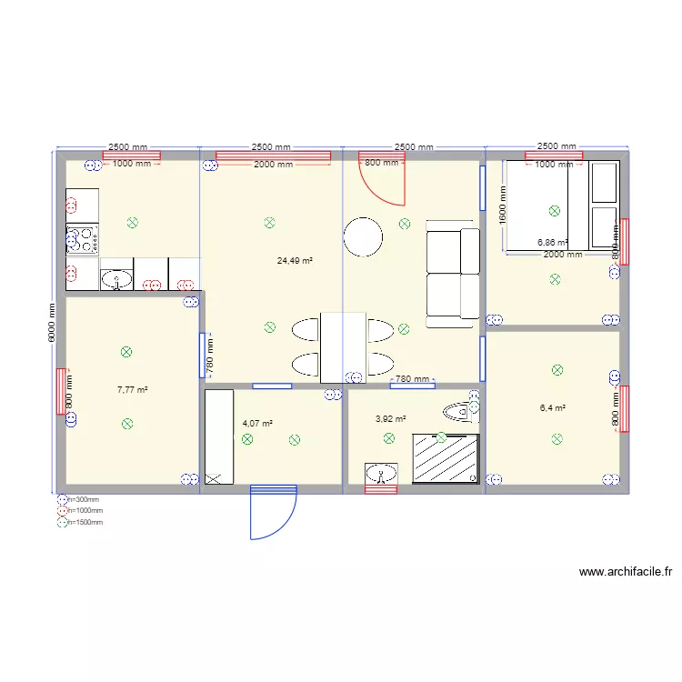 60 2.2 эл. Plan de 