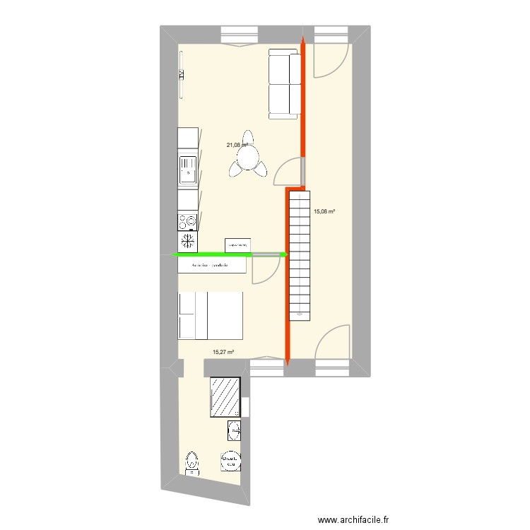 BEAULIEU 2. Plan de 19 pièces et 287 m2