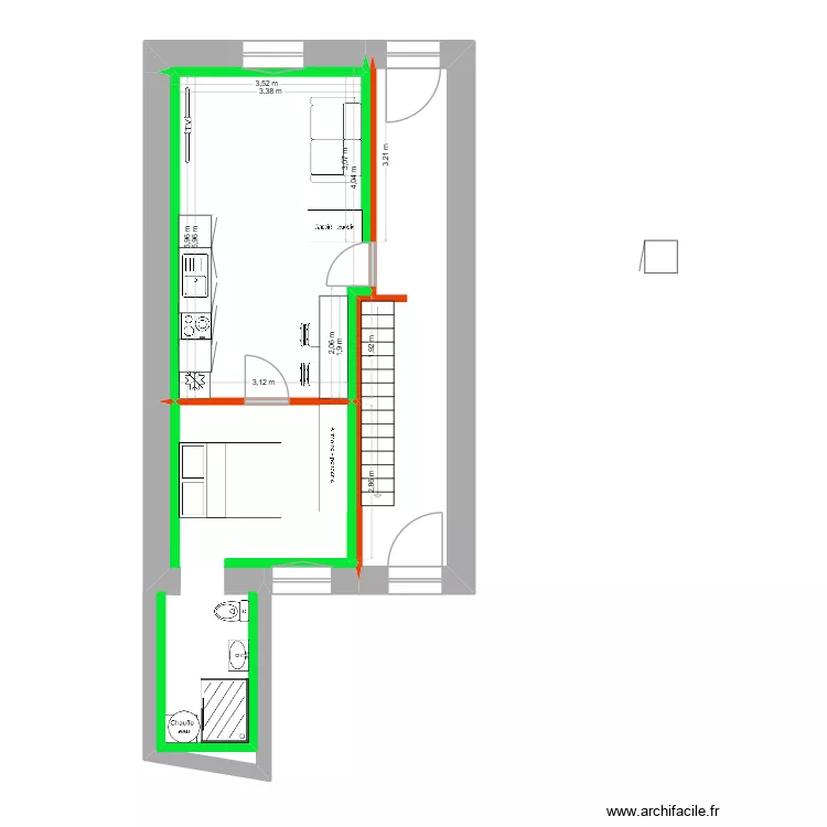 BEAULIEU 2. Plan de 22  et 269 m²