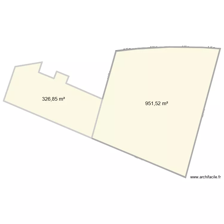 pension3. Plan de 2 et 1278 m² pension3. Plan de 2 et 1278 m²