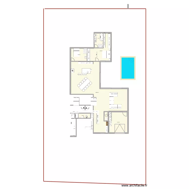 maison Saint aubin. Plan de 