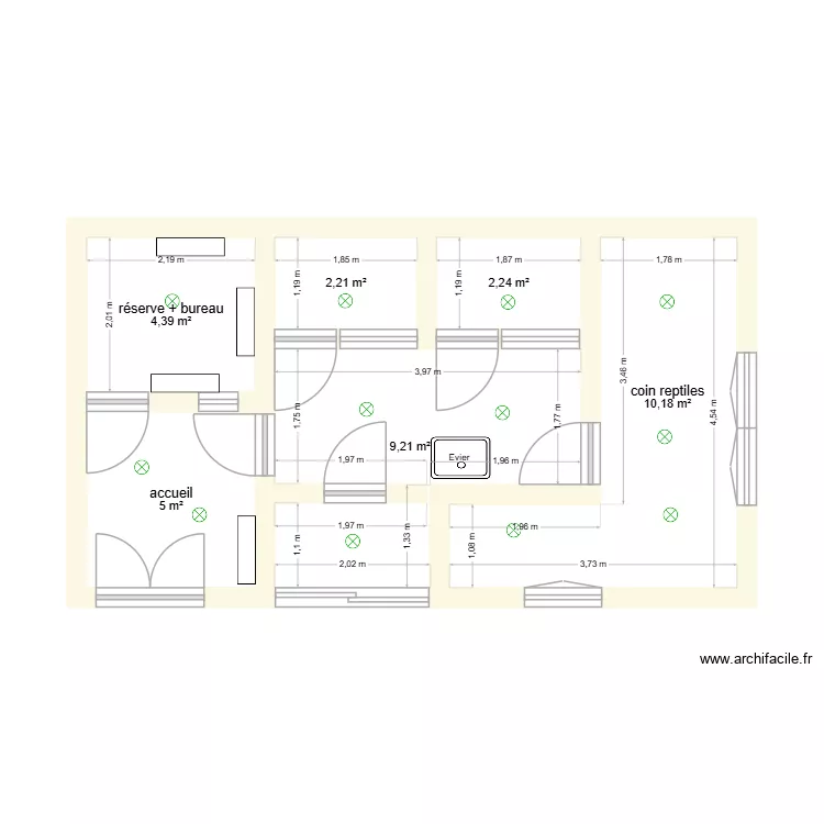 pension rongeurs/reptiles. Plan de 