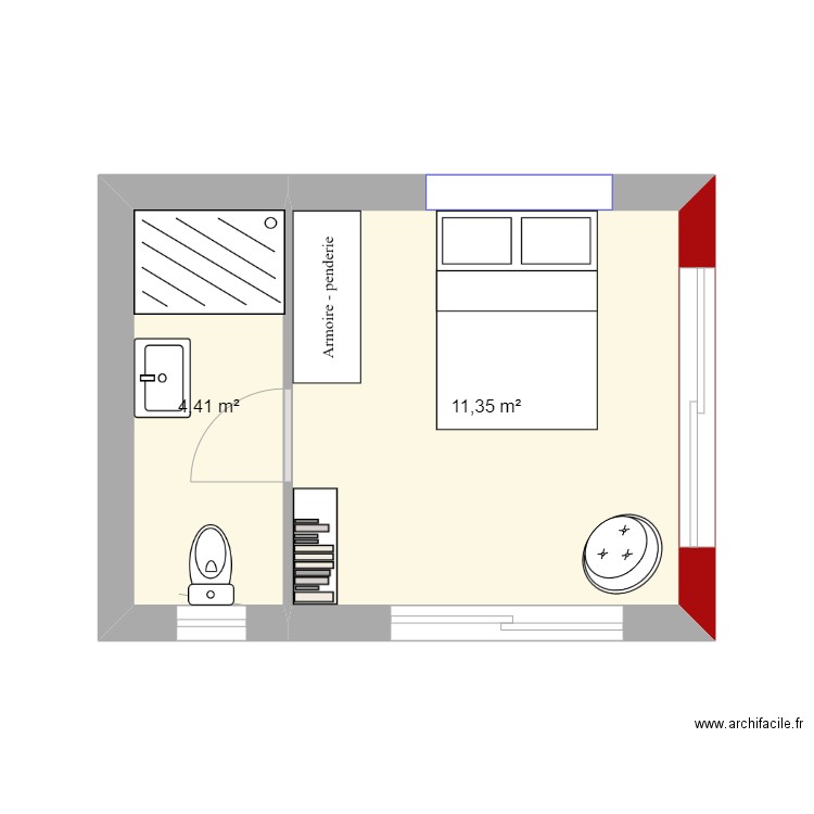 extension papa 2. Plan de 0 pièce et 0 m2