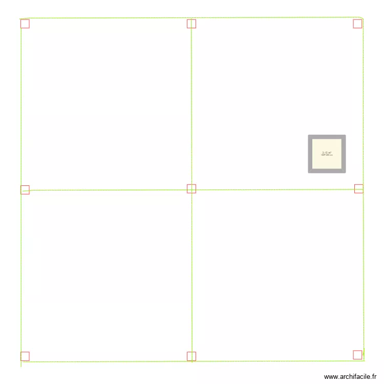 Plan loge Tilmine2. Plan de 