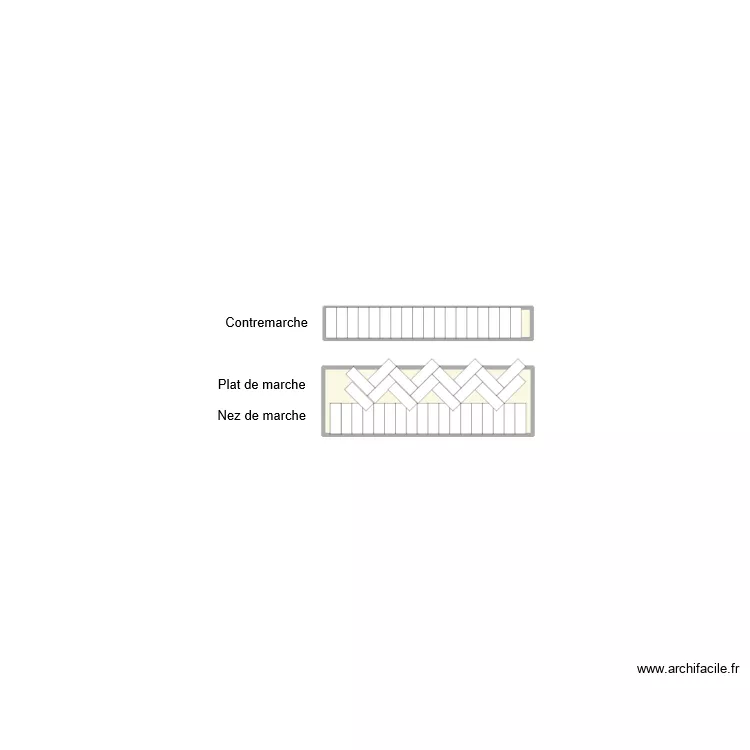 Marches p&icirc;scine V2. Plan de 