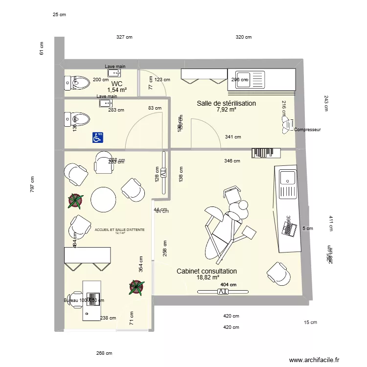 Plan origine Prayssas Cabinet 4. Plan de 0 pièce et 0 m2