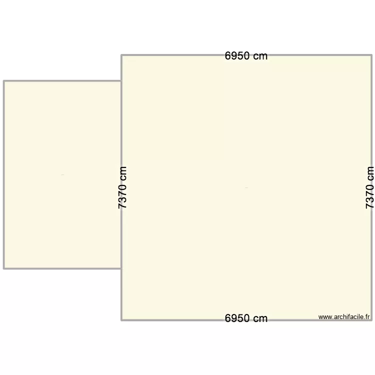 dernier etage assas. Plan de 