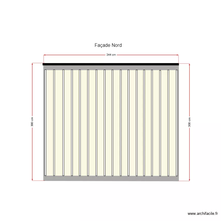 cabanon pelletier c&ocirc;t&eacute; gauche . Plan de 