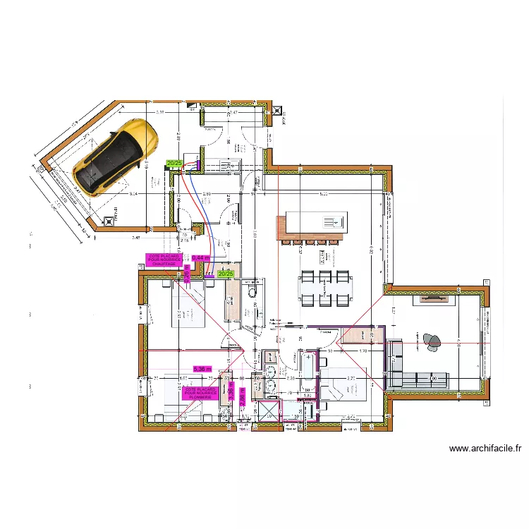 VRIGNAUD GUILBAUD CHAUFFAGE + COTE. Plan de VRIGNAUD GUILBAUD CHAUFFAGE + COTE. Plan de