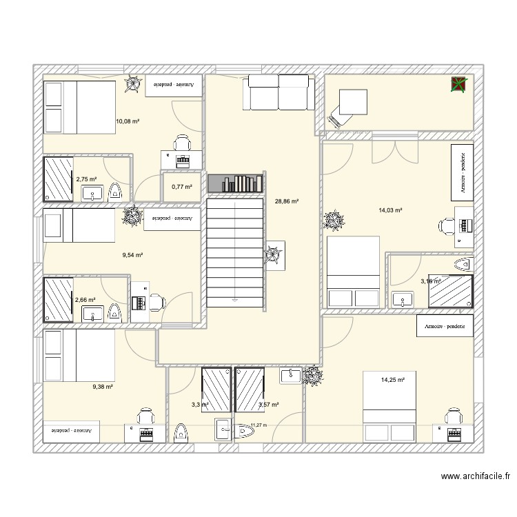 CANDICE projet. Plan de 0 pièce et 0 m2