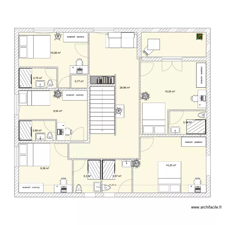 CANDICE projet. Plan de 