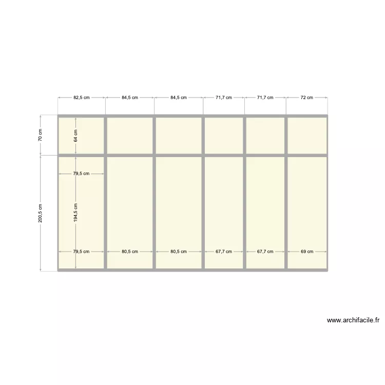 Fabrique Mur 3. Plan de 