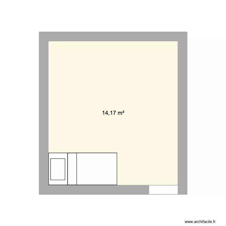 chambre ysaure. Plan de 1 et 14 m² chambre ysaure. Plan de 1 et 14 m²
