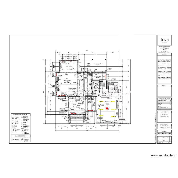 SARAH LAUZON RDC. Plan de 