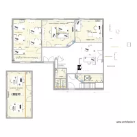 PROJET  6 C- BUREAUX/WC/DEGAGEMENTS RDC