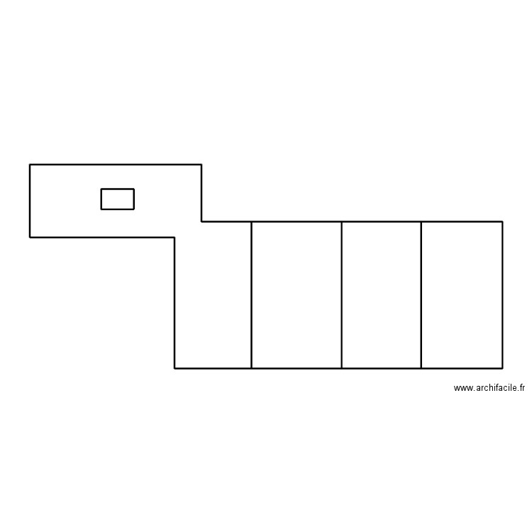 bat e . Plan de 0 pièce et 0 m2