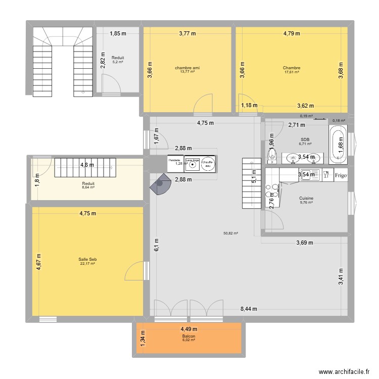 Ruppi cotation juste-Non meublé. Plan de 18 pièces et 206 m2