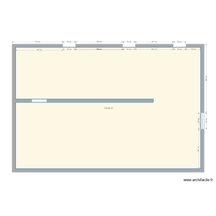 RAMEAUX APRES DEMOLITION. Plan de 0 pièce et 0 m2
