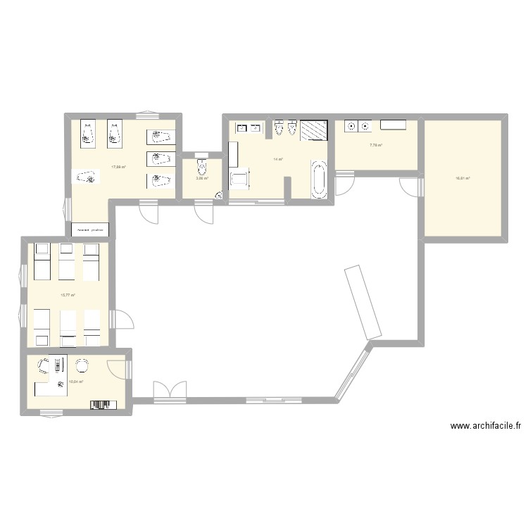 MAM ptits petons. Plan de 0 pièce et 0 m2