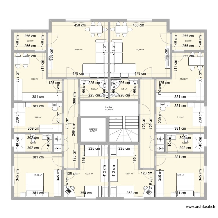  celaliye 1256/5 giris ve arakat 3+1 perso. Plan de 0 pièce et 0 m2