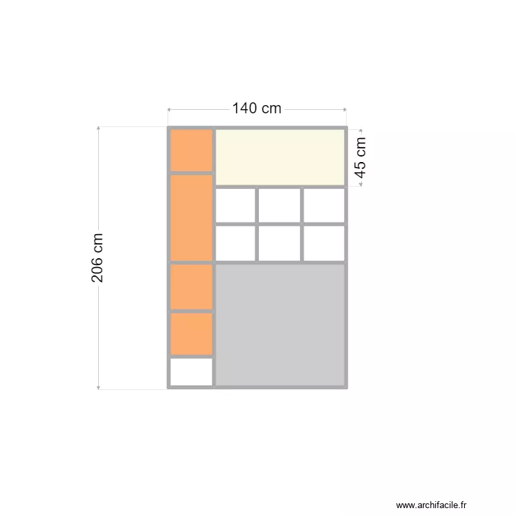 amoire 22. Plan de 13 et 3 m² amoire 22. Plan de 13 et 3 m²
