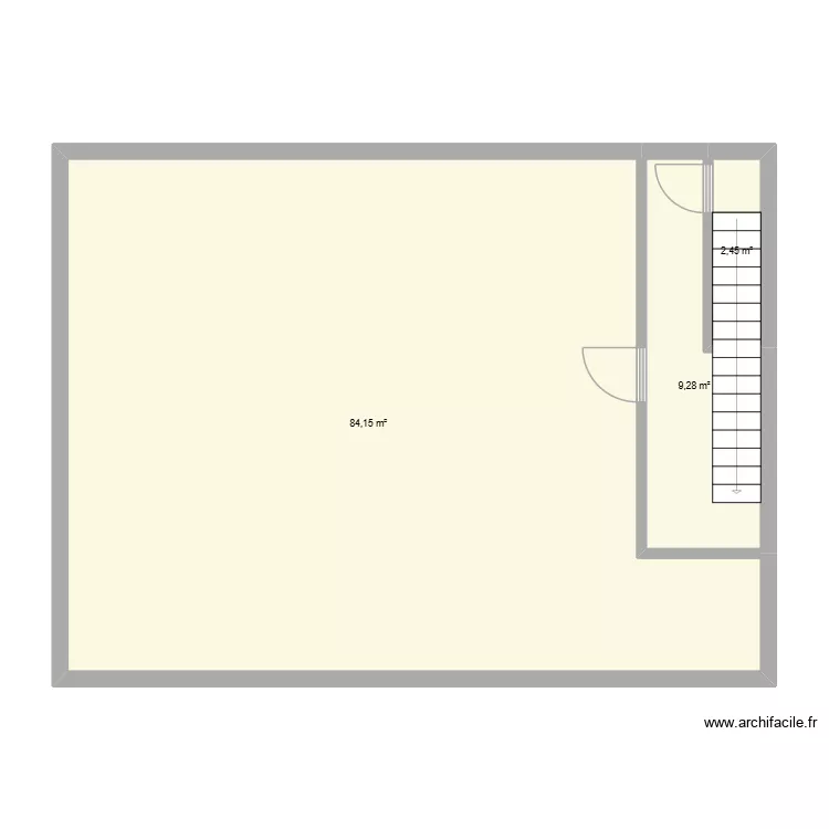 fo9i. Plan de 3  et 96 m²