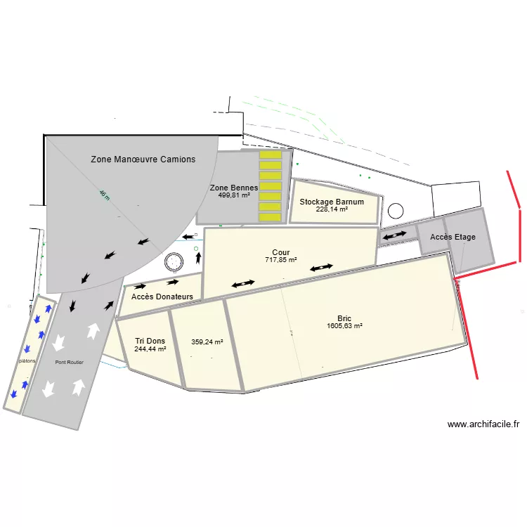 Projet Ensemble B&egrave;chevienne JUIN 2025. Plan de 