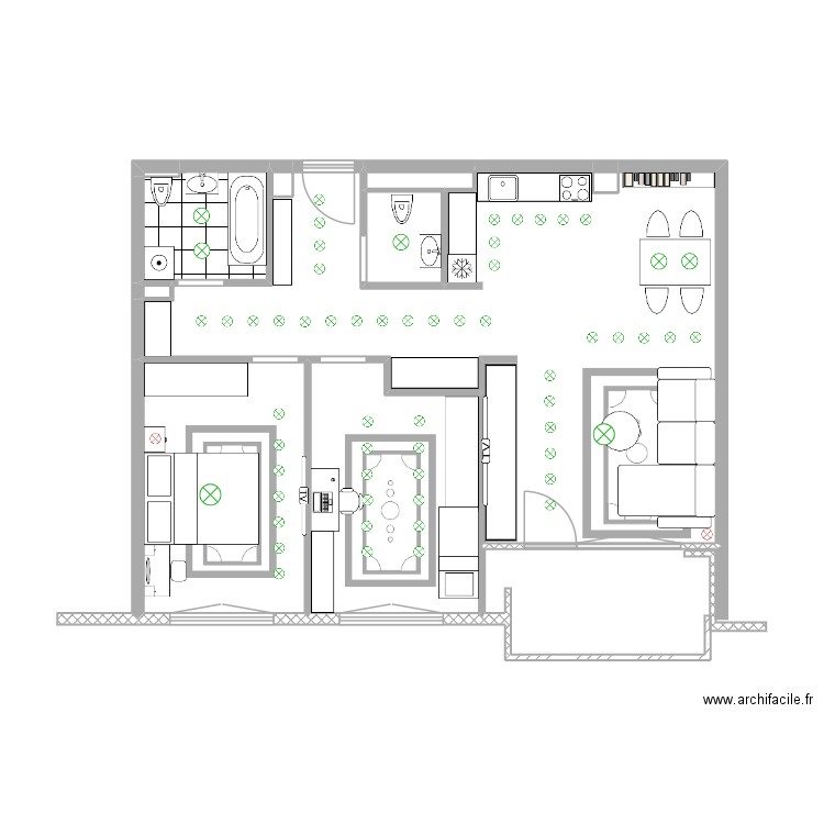 Diplomski 2. Plan de 10 pièces et 69 m2