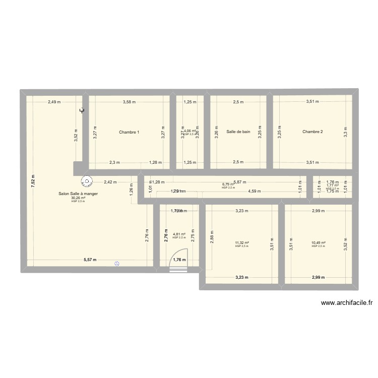 MAISON. Plan de 0 pièce et 0 m2