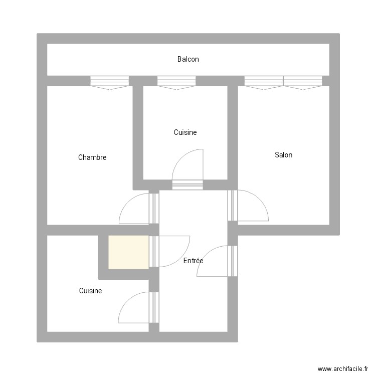 4 cyclamed saint julien . Plan de 7 pièces et 41 m2