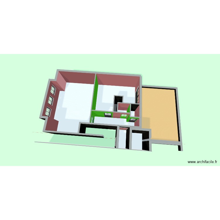 OCTAVIA UCCLE ET 3 SCHimbat. Plan de 10 pièces et 87 m2