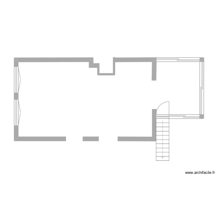 salon maison &eacute;tage 1. Plan de 0 pièce et 0 m2