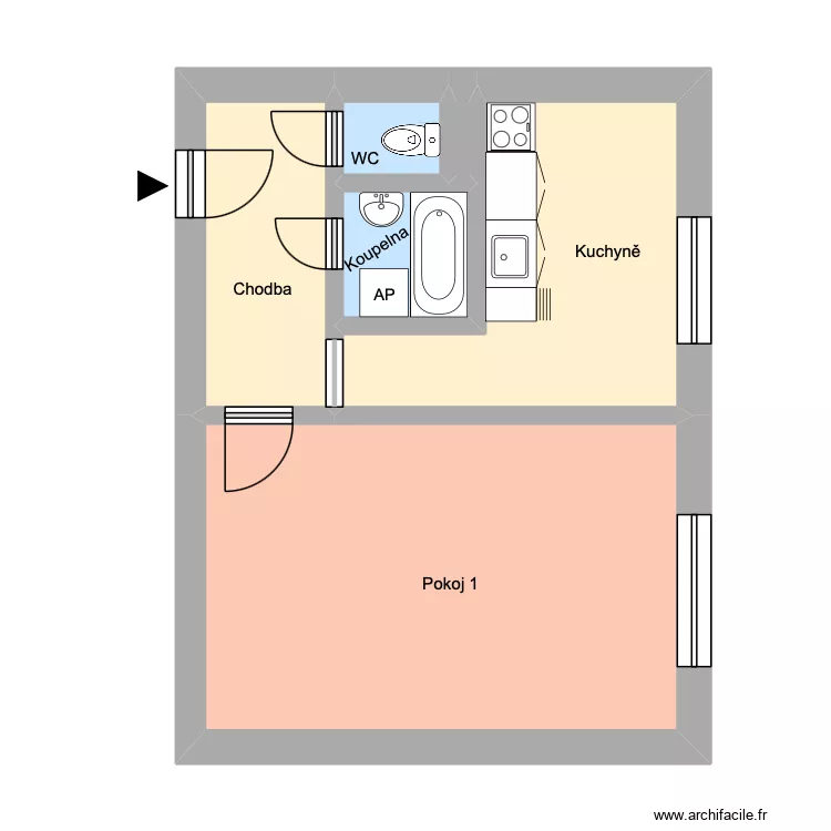Korunn&iacute; 1091, byt 2. Plan de 10  et 160 m²