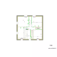 PLAN DISTRIBUTION CHAUFFAGE R+1 - ROUXEL