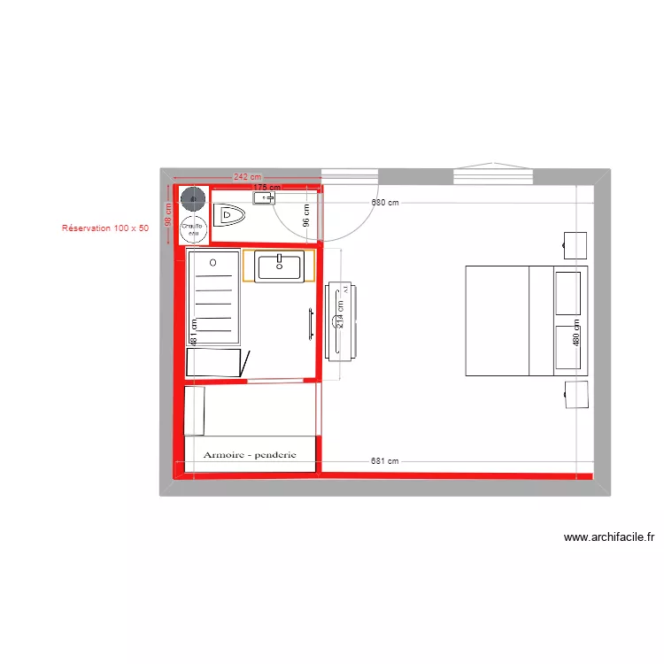 2024-05-23-SdB Dressing Ch Parentale. Plan de 