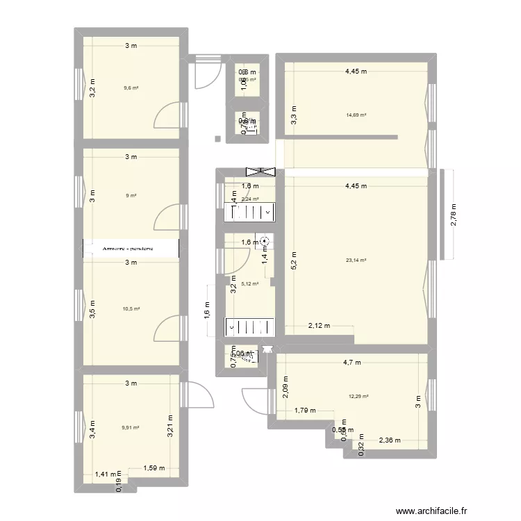 saint-cloud. Plan de 12 et 99 m² saint-cloud. Plan de 12 et 99 m²
