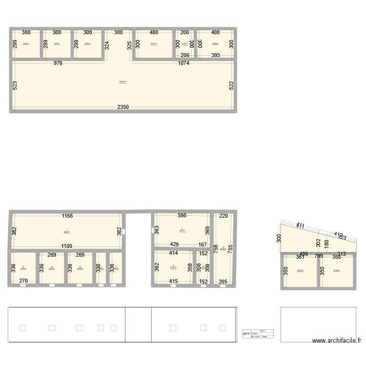 CUVE BETON CREISSES N1. Plan de 19 pièces et 353 m2