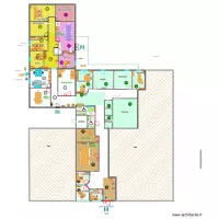 plan local  meubl&eacute;