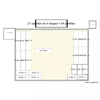 Section 11,015 &agrave; gauche de la porte de l'entrep&ocirc;t