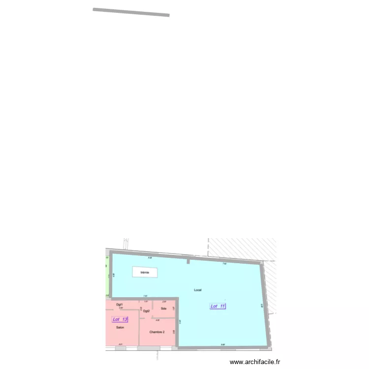 PLAN APPART FLO ET BARB. Plan de 