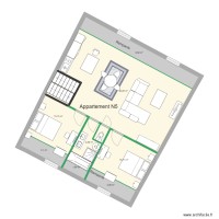 octave tierce PLAN DE MASSE des bâtiments 2 eme étage  APRES DIVISION
