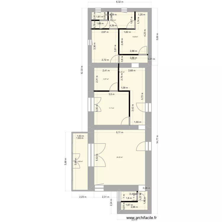 jean_phi int. Plan de 9 Pièces et 98 m² jean_phi int. Plan de 9 Pièces et 98 m²