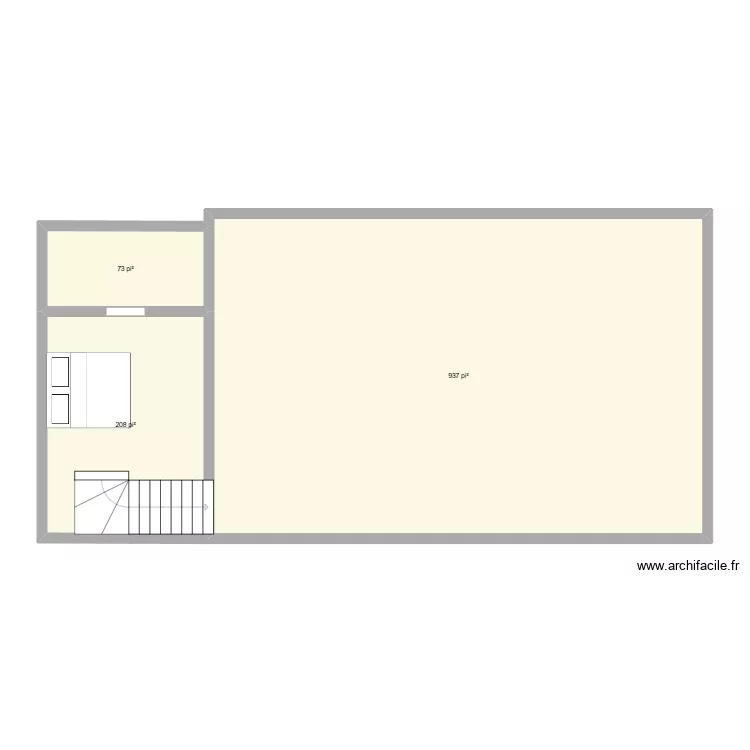 plan moi. Plan de 3  et 113 m²