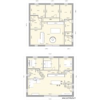 Plan maison 105m2