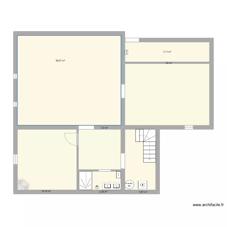 &eacute;tage sonnac base. Plan de 