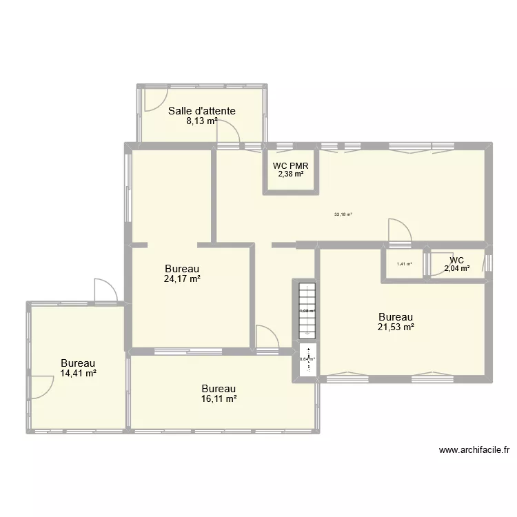 Plan 350 Montmain droit Projet&eacute; Id&eacute;e 1. Plan de 