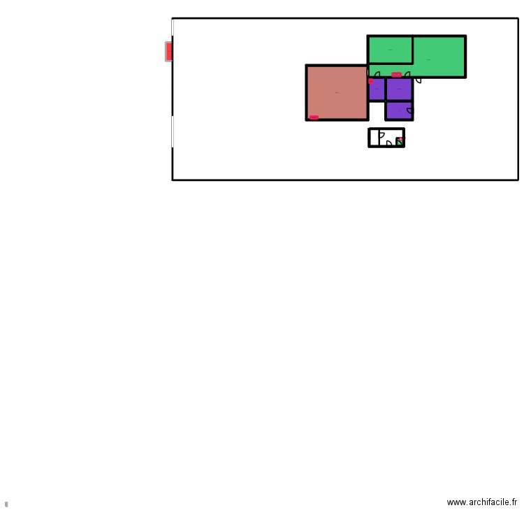 PEYRELADE. Plan de 12 pièces et 231 m2