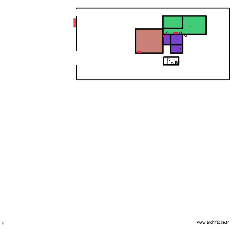 PEYRELADE. Plan de 12 pièces et 231 m² PEYRELADE. Plan de 12 pièces et 231 m²