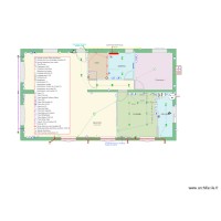 Schema électrique, avec annotations